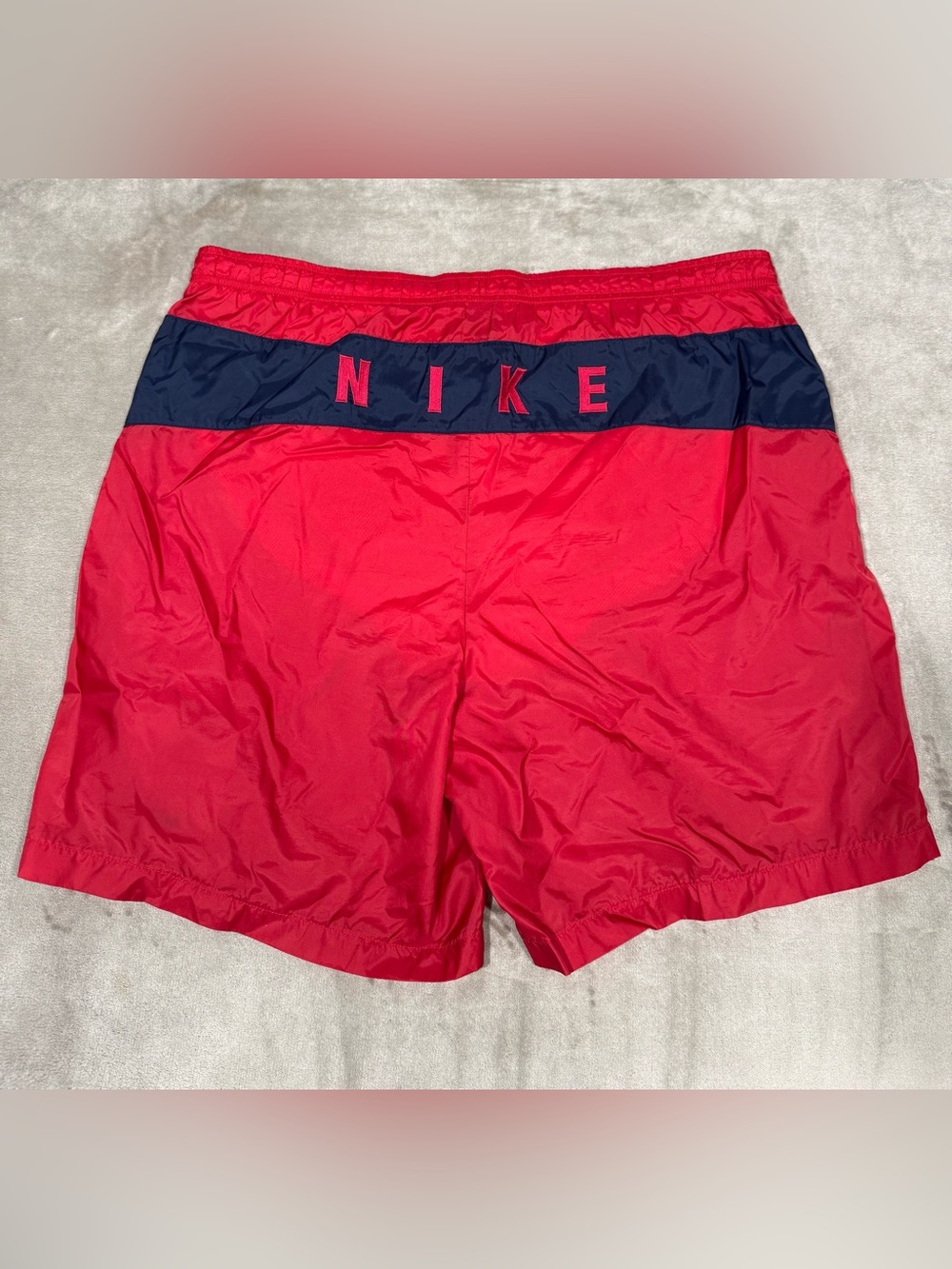 Vintage Nike Men’s Red Swim Shorts